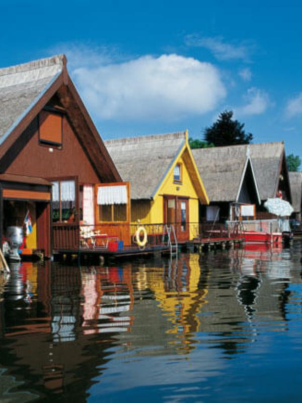 Bootshäuser in Röbel